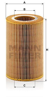 Luftfilter MANN-FILTER C 1041