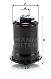 Bränslefilter MANN-FILTER WK 614/10