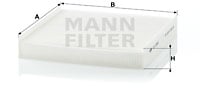Kupéfilter MANN-FILTER CU 2245