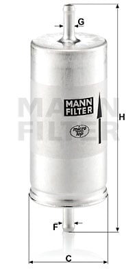 Bränslefilter MANN-FILTER WK 413