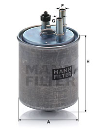 Bränslefilter MANN-FILTER WK 918/2 x