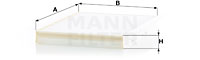 Kupéfilter MANN-FILTER CU 3780