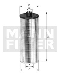 Oljefilter MANN-FILTER HU 12 122 x