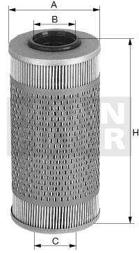Oljefilter MANN-FILTER H 43/2