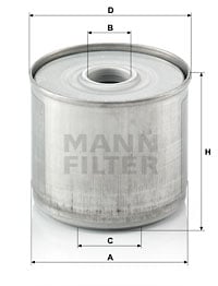 Bränslefilter MANN-FILTER P 917/1 x
