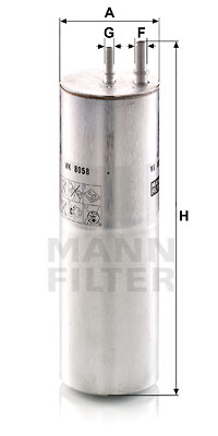 Bränslefilter MANN-FILTER WK 8058