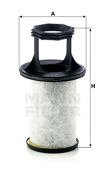 Filter, vevhusventilation MANN-FILTER LC 5003/1 x