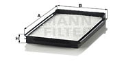Kupéfilter MANN-FILTER CU 1806-2