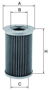 Filter, drifthydraulik MANN-FILTER HD 811 x