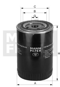 Kylvätskefilter MANN-FILTER WA 9140