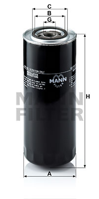 Bränslefilter MANN-FILTER WK 11 102/5