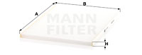 Kupéfilter MANN-FILTER CU 28 004
