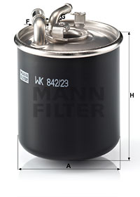 Bränslefilter MANN-FILTER WK 842/23 x