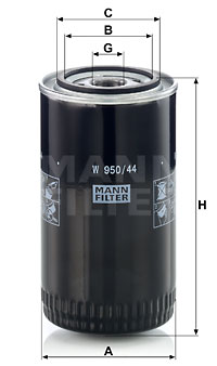 Oljefilter MANN-FILTER W 950/44