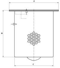 Filter, tryckluft MANN-FILTER LE 57 002 x
