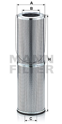 Filter, drifthydraulik MANN-FILTER HD 15 002