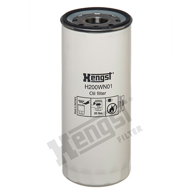 Oljefilter HENGST FILTER H200WN01