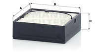 Bränslefilter MANN-FILTER PU 84