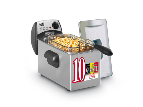 Fritel Fr1355 Frituregryde 3l 10 Års Garanti Fritös - Rostfritt Stål