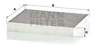 Kupéfilter MANN-FILTER CUK 24 024