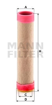 Sekundärluftfilter MANN-FILTER CF 100
