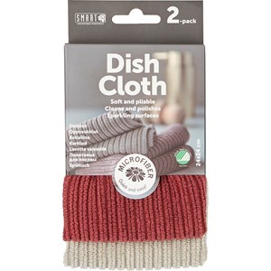 Diskduk Smart Grå/vinröd, 2-pack