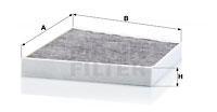 Kupéfilter MANN-FILTER CUK 3172