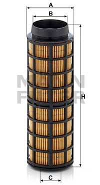 Bränslefilter MANN-FILTER PU 7017 z