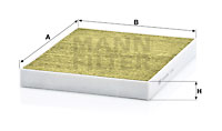 Kupéfilter MANN-FILTER FP 2842