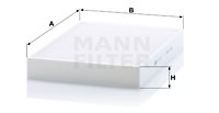 Kupéfilter MANN-FILTER CU 34 003