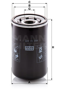 Bränslefilter MANN-FILTER WK 11 044