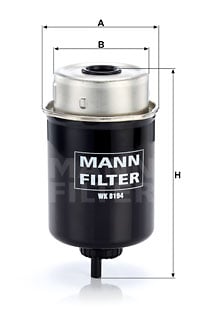 Bränslefilter MANN-FILTER WK 8194