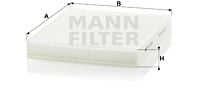 Kupéfilter MANN-FILTER CU 2545
