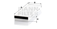 Kupéfilter MANN-FILTER CU 3023-2