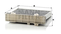 Kupéfilter MANN-FILTER CUK 2230
