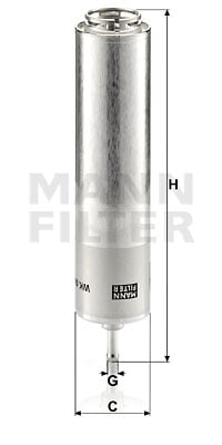 Bränslefilter MANN-FILTER WK 5001