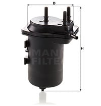 Bränslefilter MANN-FILTER WK 939/7