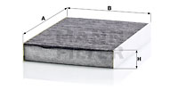 Kupéfilter MANN-FILTER CUK 25 003