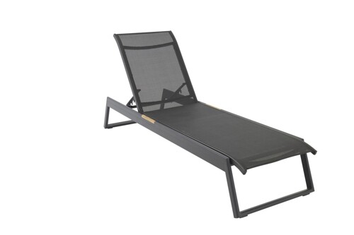 Mexico Sun Bed - Alu Black Solsängar