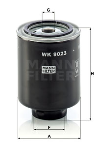 Bränslefilter MANN-FILTER WK 9023 z