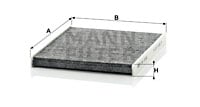 Kupéfilter MANN-FILTER CUK 2026