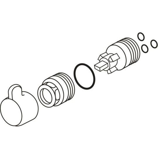 Gustavsberg GB41635762 3301 Avstängningsvred för disk- och tvättmaskin
