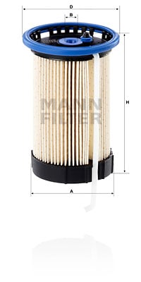 Bränslefilter MANN-FILTER PU 8014