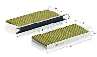 Kupéfilter MANN-FILTER FP 2418-2
