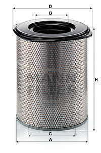 Luftfilter MANN-FILTER C 32 1500
