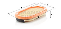 Sekundärluftfilter MANN-FILTER CF 2631