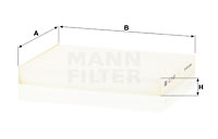 Kupéfilter MANN-FILTER CU 21 009