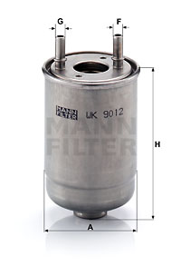 Bränslefilter MANN-FILTER WK 9012 x
