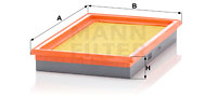 Luftfilter MANN-FILTER C 2964