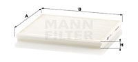 Kupéfilter MANN-FILTER CU 1828